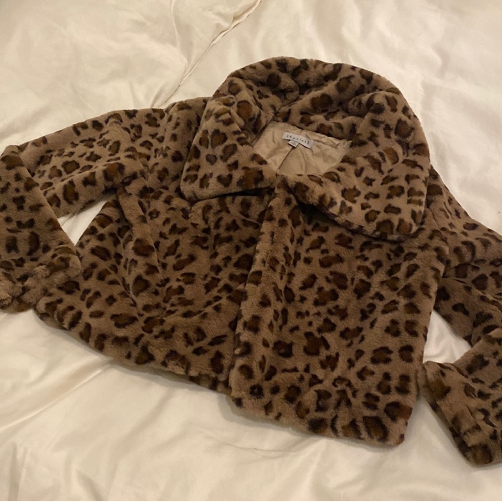 Plush Leopard Fur Jacket